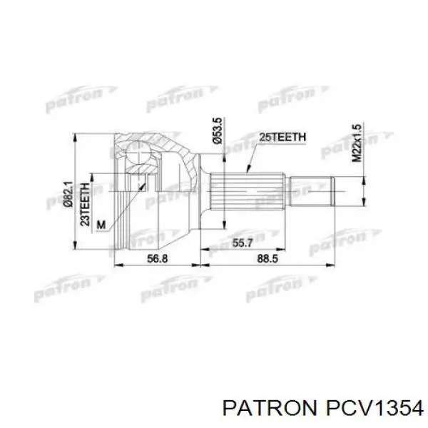 Купити INF300402 InA-For Шарнір приводу зовнішній