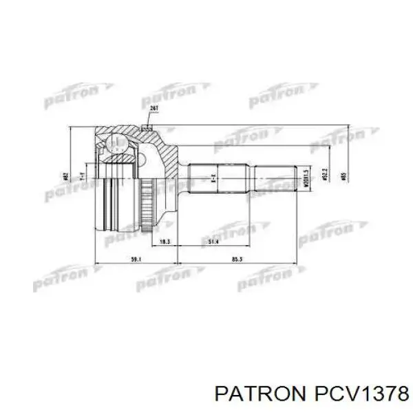 PCV1378 Patron Граната зовнішня