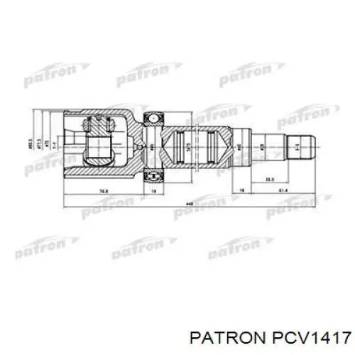 Купити KFR539 LPR Шарнір приводу зовнішній