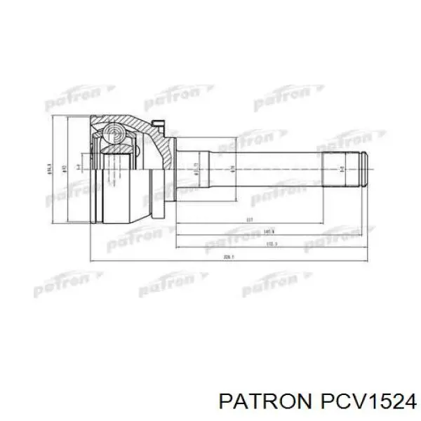 PCV1524 Patron Граната зовнішня