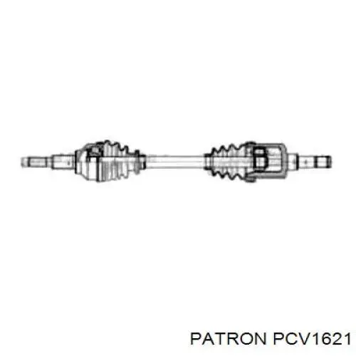 ШРУС зовнішній передній PCV1621 Patron