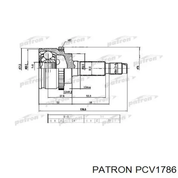 PCV1786 Patron Граната зовнішня