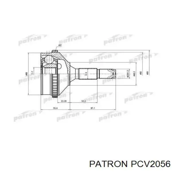 ШРУС наружный PATRON PCV2056