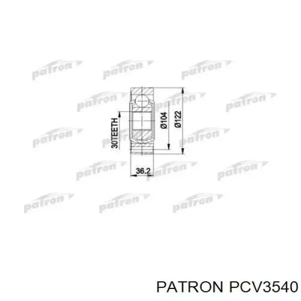 ШРКШ внутрішній, передній InA-For INF500201 ціна, від 41.10 USD