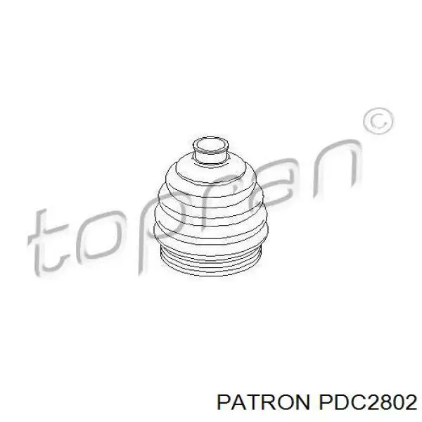 Пильник ШРУСа зовнішній, передній піввісі PDC2802 Patron