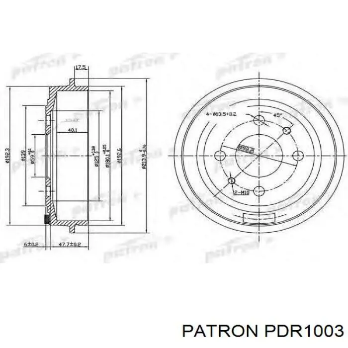 Купити 4877433 Chrysler Барабан гальмівний задній