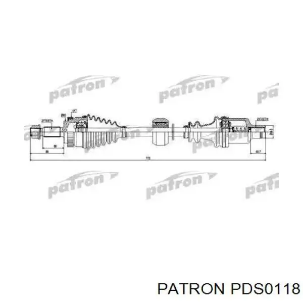 Купити 302004190096 Magneti Marelli Піввісь права