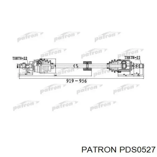 Купити 300560 Trakmotive/Surtrack Піввісь права