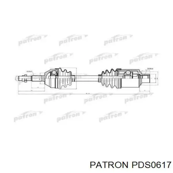 Купити 5066022AA Chrysler Піввісь права