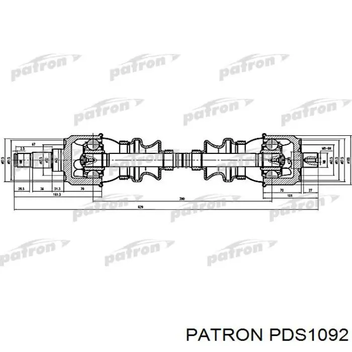 Купити TDS0071 Magneti Marelli Піввісь задня