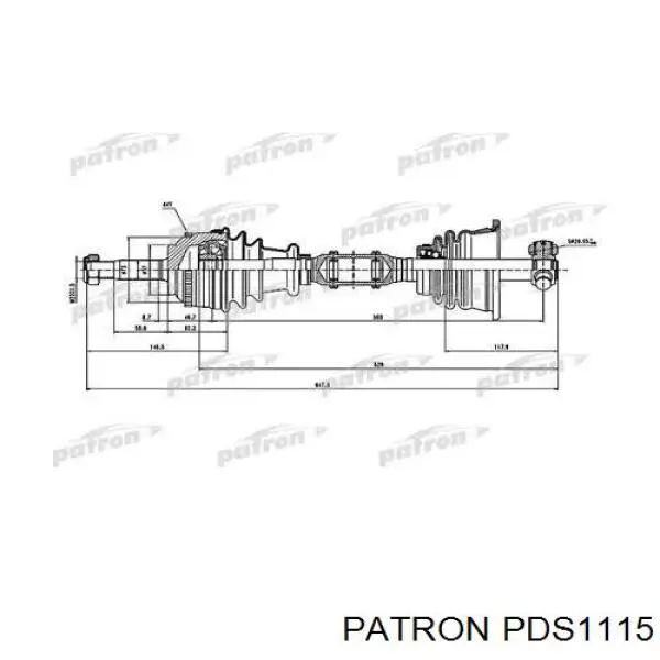 Купити 303066 GKN-Spidan Ліва піввісь