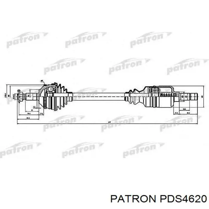 TDS0025 Magneti Marelli Привід лівий