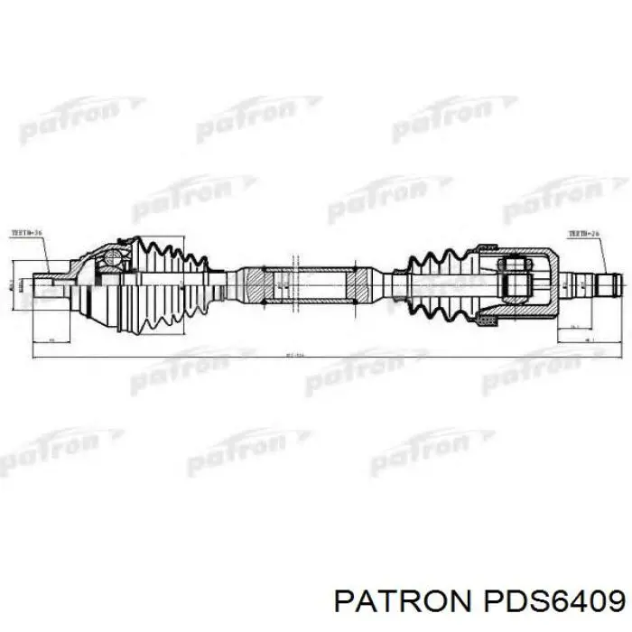 Піввісь права MRB22252 MarkBest
