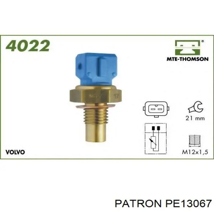 Термодатчик охолоджуючої рідини Renault (RVI) 5000288398 ціна, від 7.22 USD