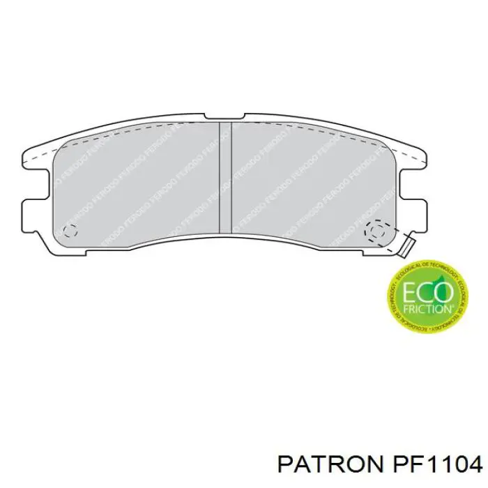 Повітряний фільтр PF1104 Patron