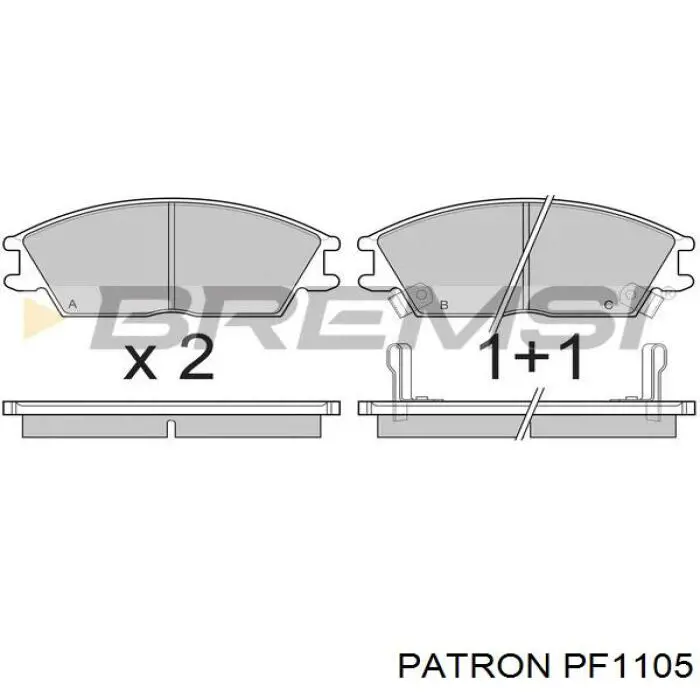 Елемент повітряного фільтра Patron PF1105 ціна, від 5.25 USD