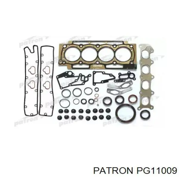 Комплект прокладок двигуна, повний Patron PG11009 ціна, від 104.58 USD