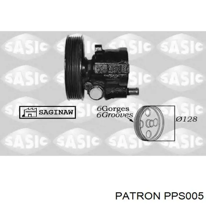 Насос ГУР PPS005 Patron