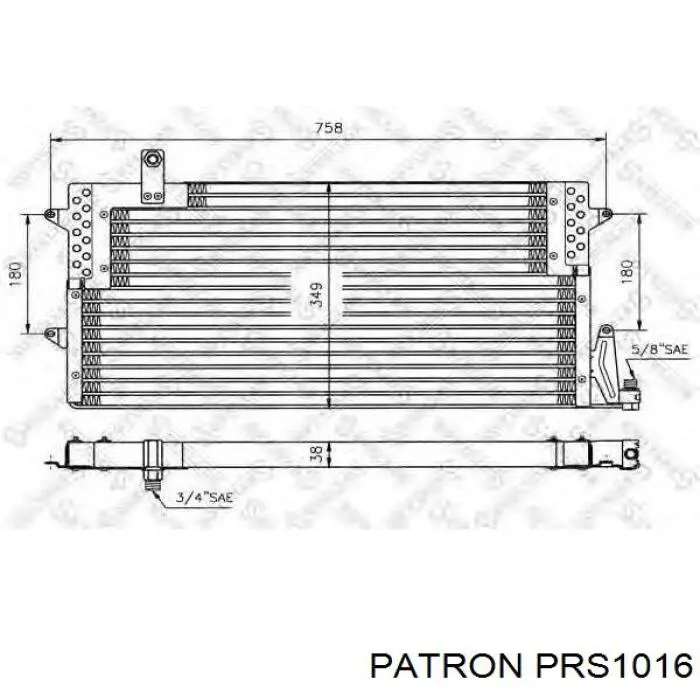 Радіатор кондиціонера RC94179 Signeda