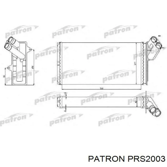 Радіатор обігрівача Magneti Marelli 350218403000