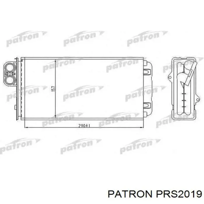 BR411 Magneti Marelli Радіатор опалювача салону
