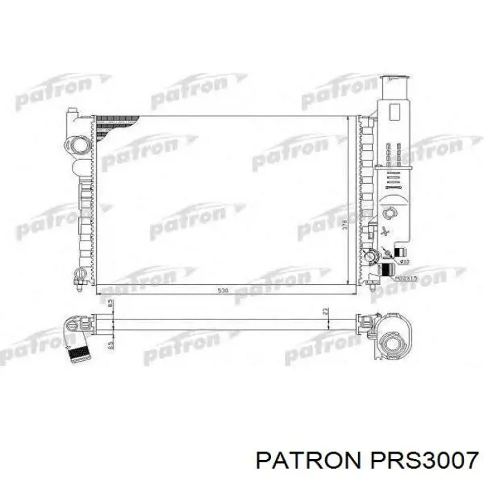 Радіатор охолодження двигуна PRS3007 Patron