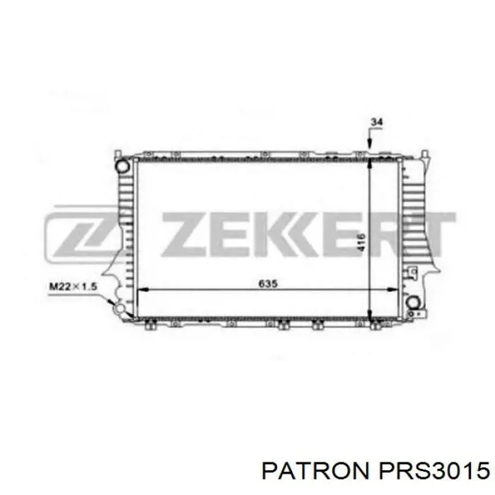 Радіатор основний FPS FP12A757 ціна, від 70.39 USD