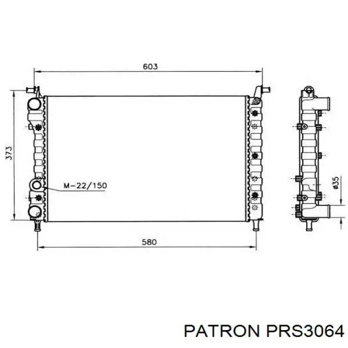 Радіатор основний Polcar 30170803 ціна, від 19.88 USD