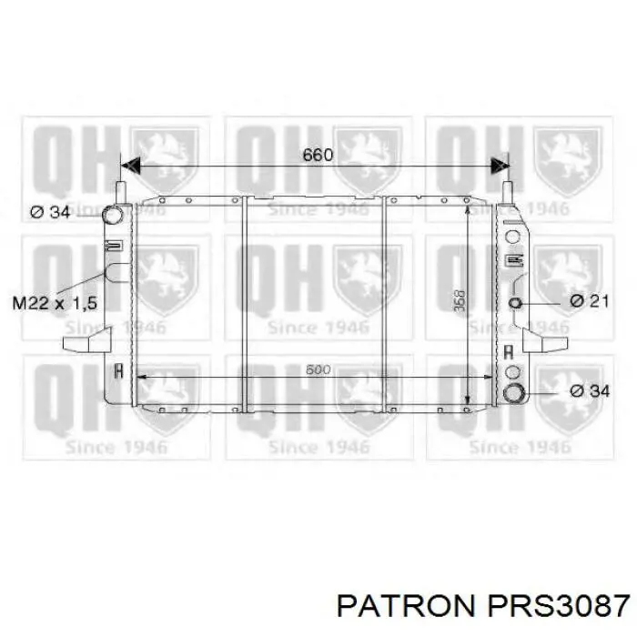 Радіатор основний Ford 1648710 ціна, від 64.85 USD