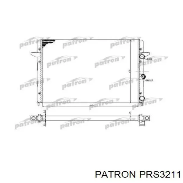 Купити VNA2135 AVA Радіатор двигуна