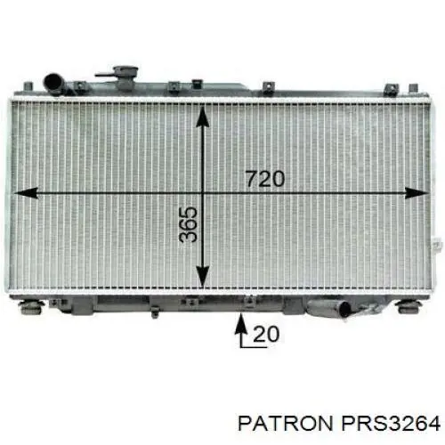 Купити 59082 NRF Радіатор двигуна