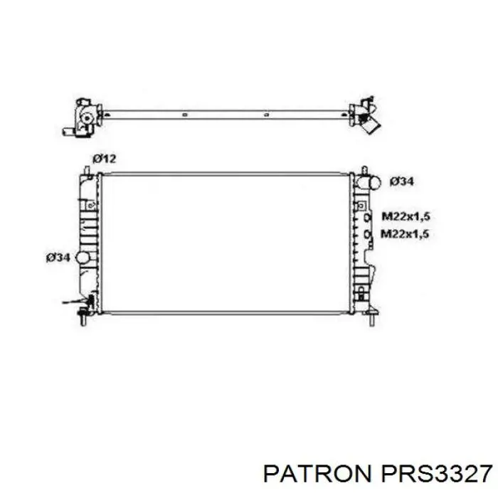 Радіатор PRS3327 Patron