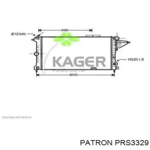 Радіатор охолодження двигуна PRS3329 Patron