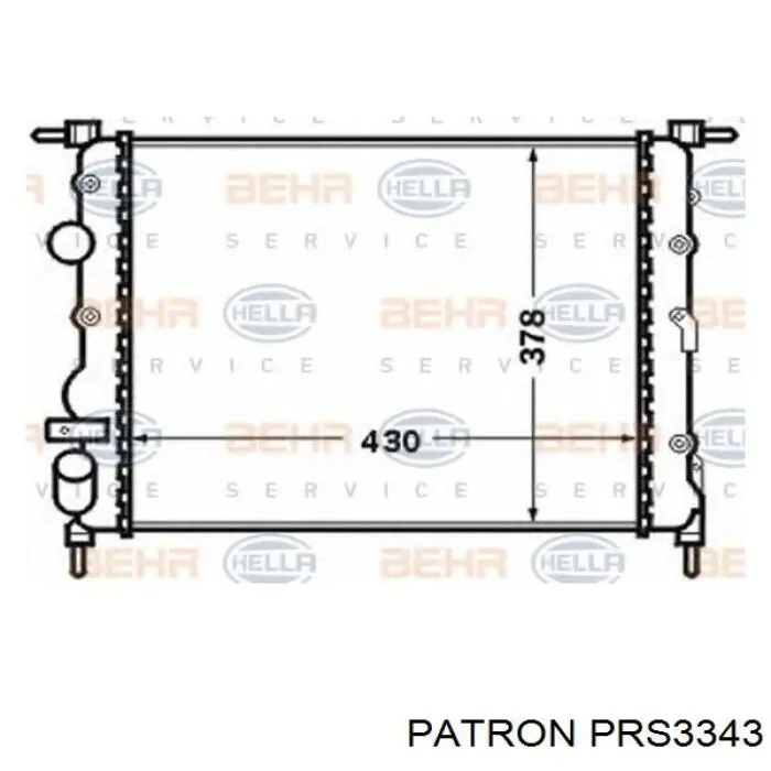 8200125767 Renault (RVI) Радіатор охолодження двигуна