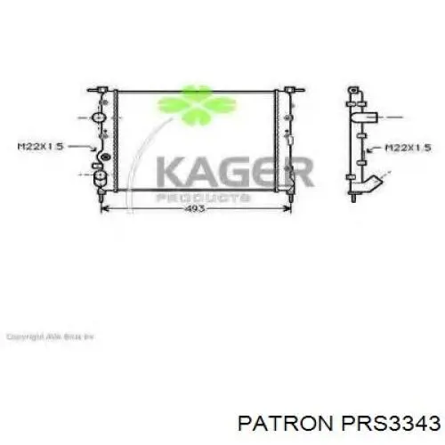 Радіатор PRS3343 Patron