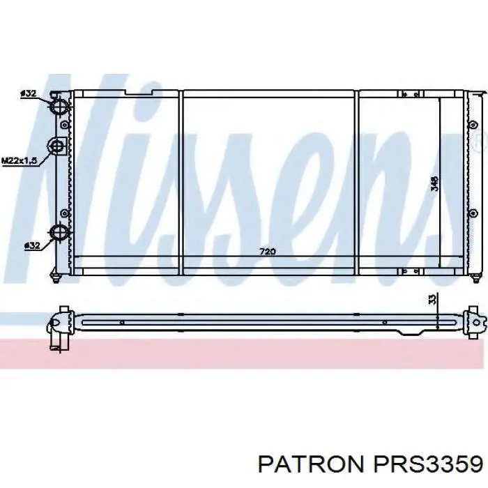 Радіатор основний Polcar 954608A1 ціна, від 36.77 USD