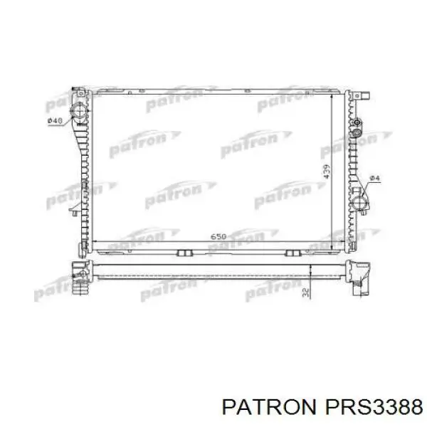 FP14A862X HELLA Радіатор охолодження двигуна