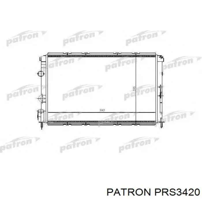 Радіатор охолодження двигуна PRS3420 Patron