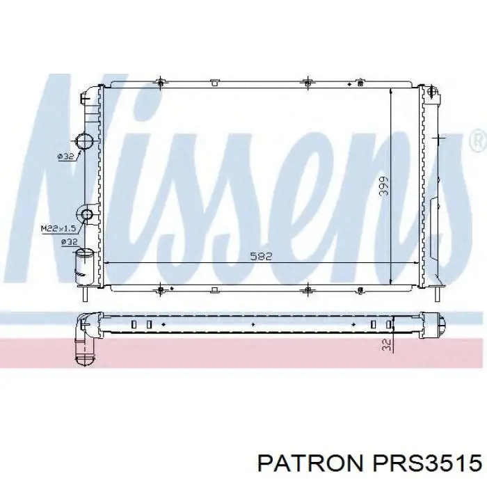 7700838133D Renault (RVI) Радіатор охолодження двигуна