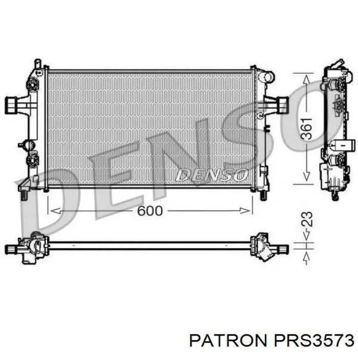 Радіатор PRS3573 Patron
