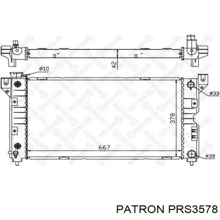 Купити 04682976AC Chrysler Радіатор двигуна