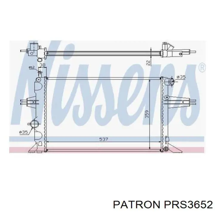 Радіатор 63005 Nissens
