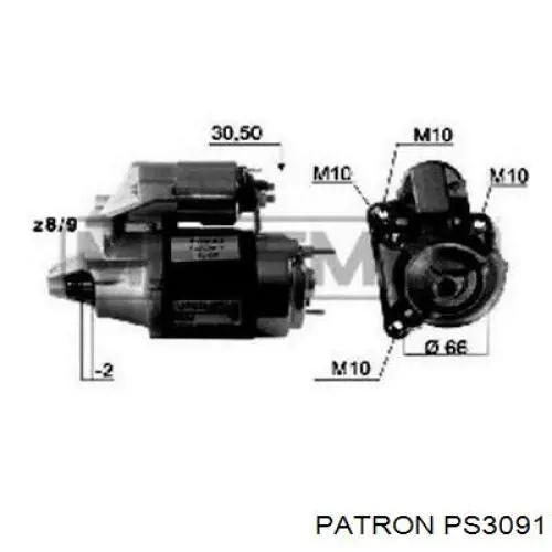 Кульова опора, нижня PS3091 Patron