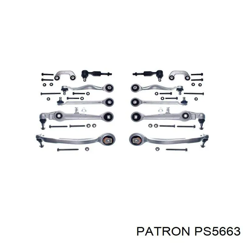 Комплект передніх важелів Patron PS5663 ціна, від 286.28 USD