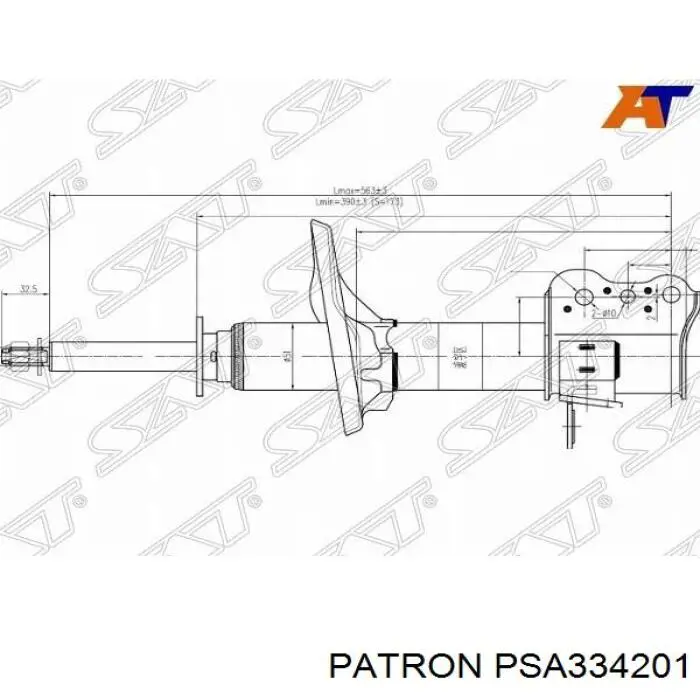 Амортизатор задній, правий Tokico B3196 ціна, від 45.55 USD