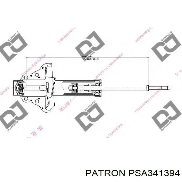 Амортизатор передній, правий 42039451SX Stellox