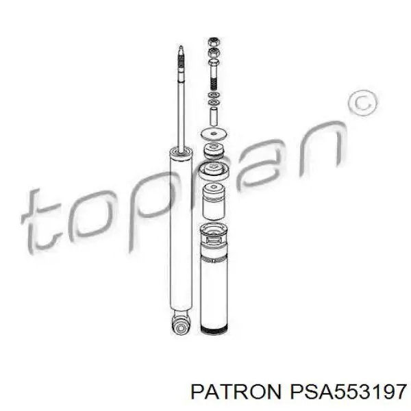Купити A2103200230 Mercedes Амортизатор передньої підвіски
