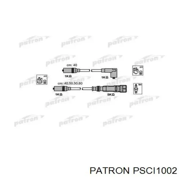 Дріт високовольтний, комплект PSCI1002 Patron