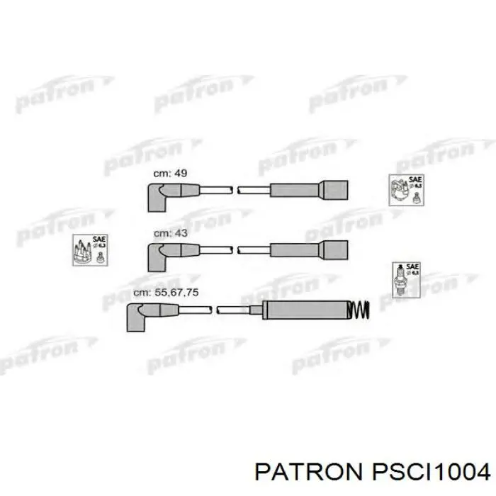 Дроти запалювання Patron PSCI1004 ціна, від 17.66 USD