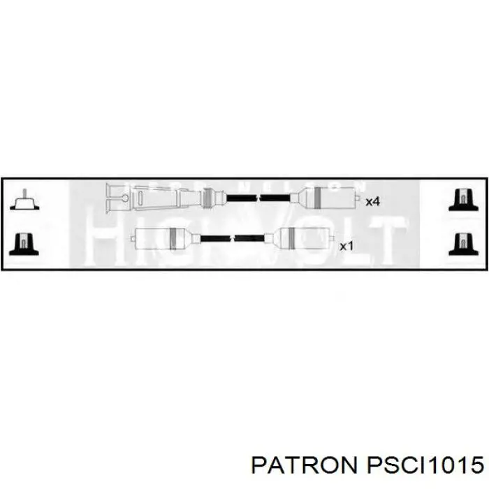 Дріт високовольтний, комплект PSCI1015 Patron